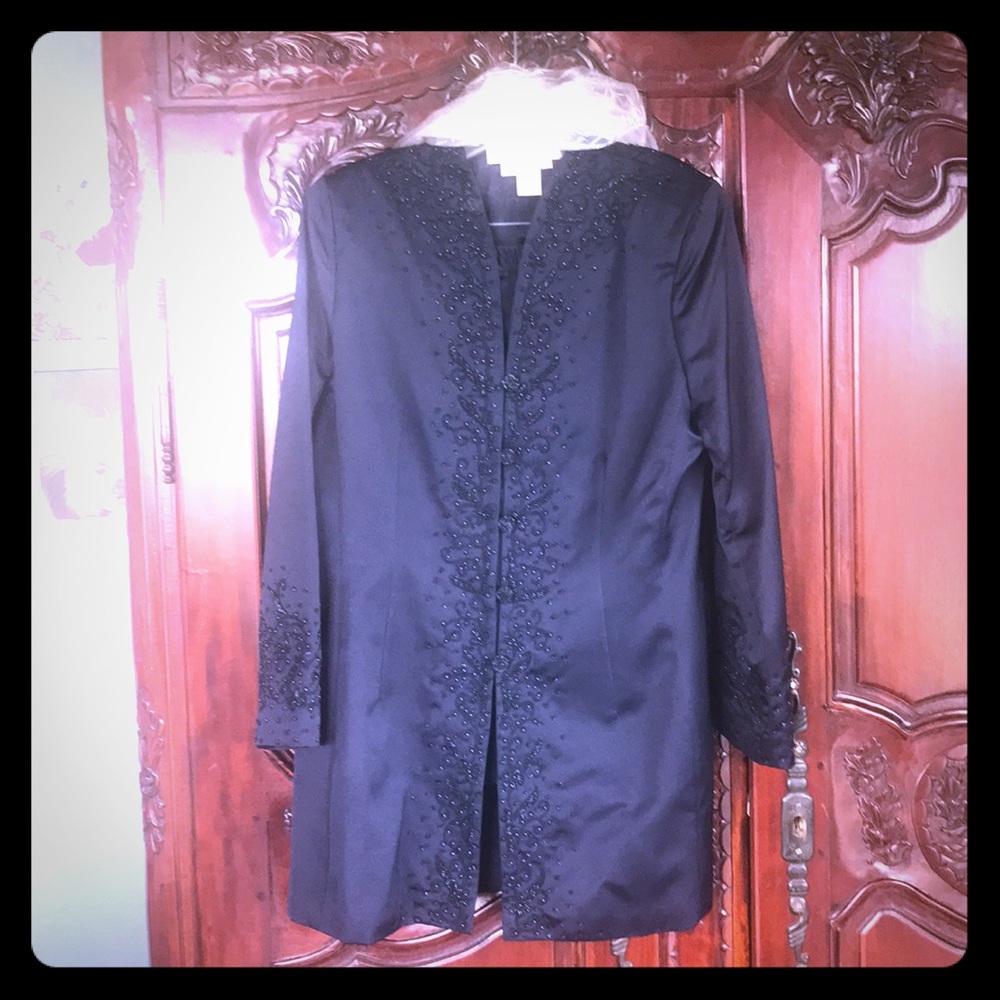 Formal beaded jacket / skirt from Neiman Marcus.